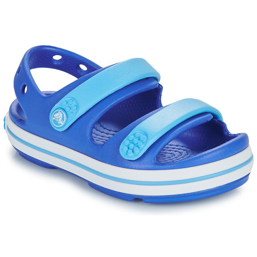 Scarpe Unisex bambino Sandali Crocs Crocband Cruiser Sandal T Blu