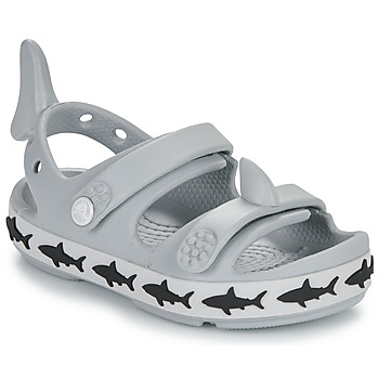 Scarpe Unisex bambino Sandali Crocs Crocband Cruiser Shark SandalT Grigio