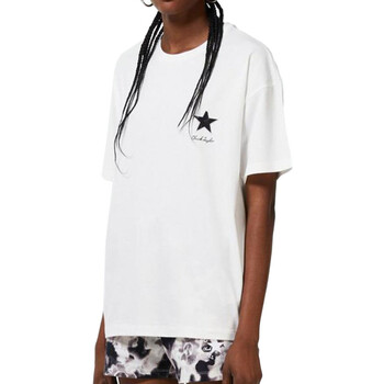 Abbigliamento Donna T-shirt maniche corte Converse 10023207-A01 Bianco