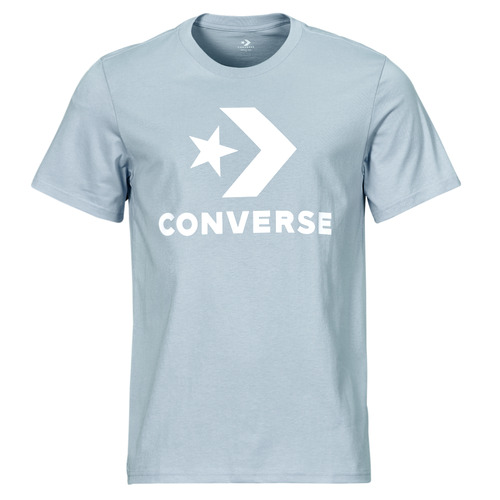 Abbigliamento T-shirt maniche corte Converse LOGO STAR CHEV  SS TEE CLOUDY DAZE Blu