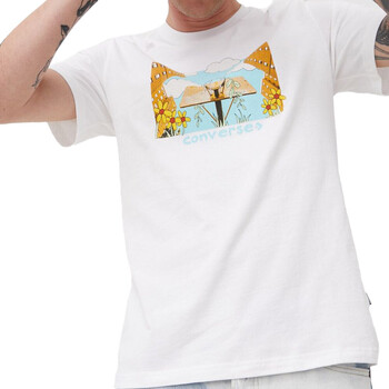 Abbigliamento Uomo T-shirt & Polo Converse 10023257-A03 Bianco