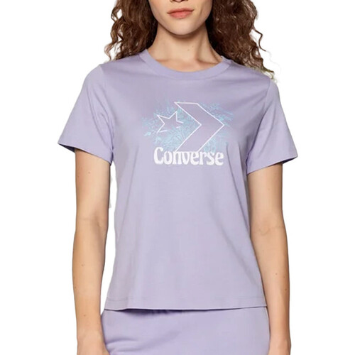 Abbigliamento Donna T-shirt maniche corte Converse 10023219-A03 Viola