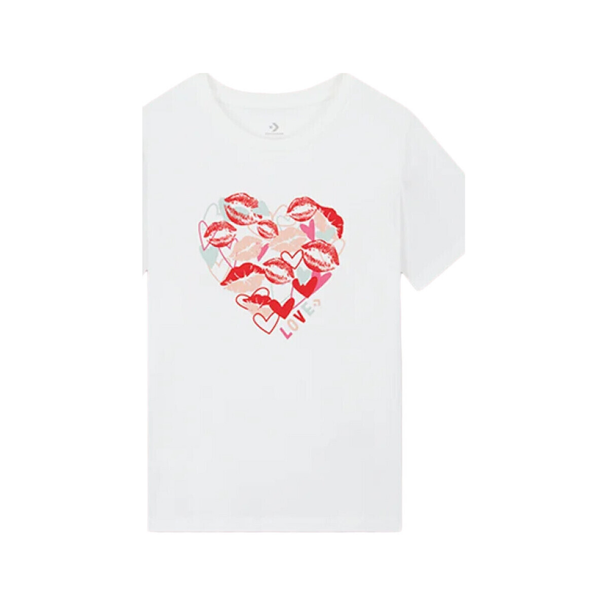 Abbigliamento Donna T-shirt & Polo Converse 10024254-A02 Bianco