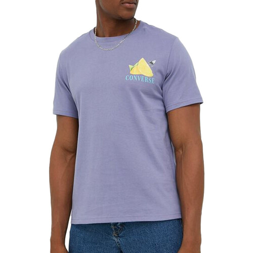 Abbigliamento Uomo T-shirt & Polo Converse 10023993-A02 Viola