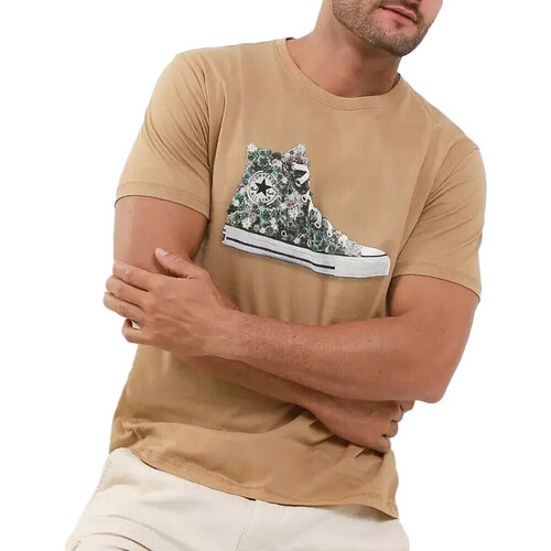 Abbigliamento Uomo T-shirt & Polo Converse 10023790-A03 Marrone