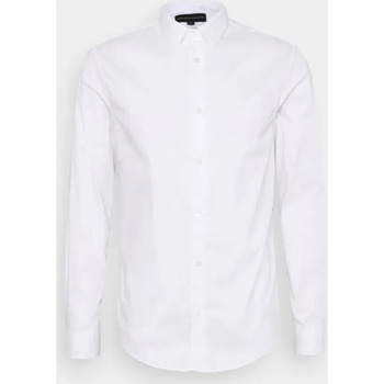 Abbigliamento Uomo Camicie maniche lunghe Emporio Armani  Bianco