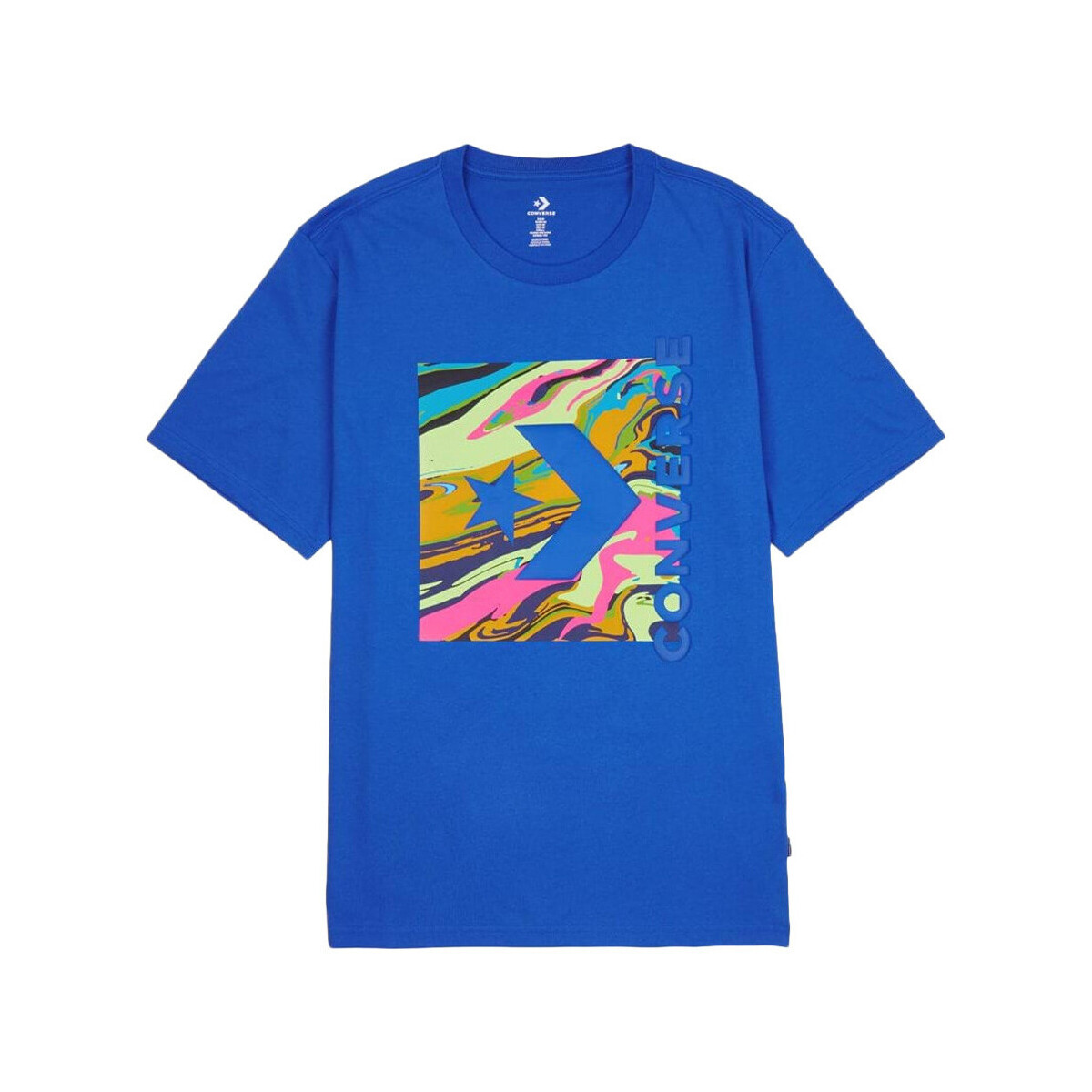 Abbigliamento Uomo T-shirt & Polo Converse 10023262-A03 Blu