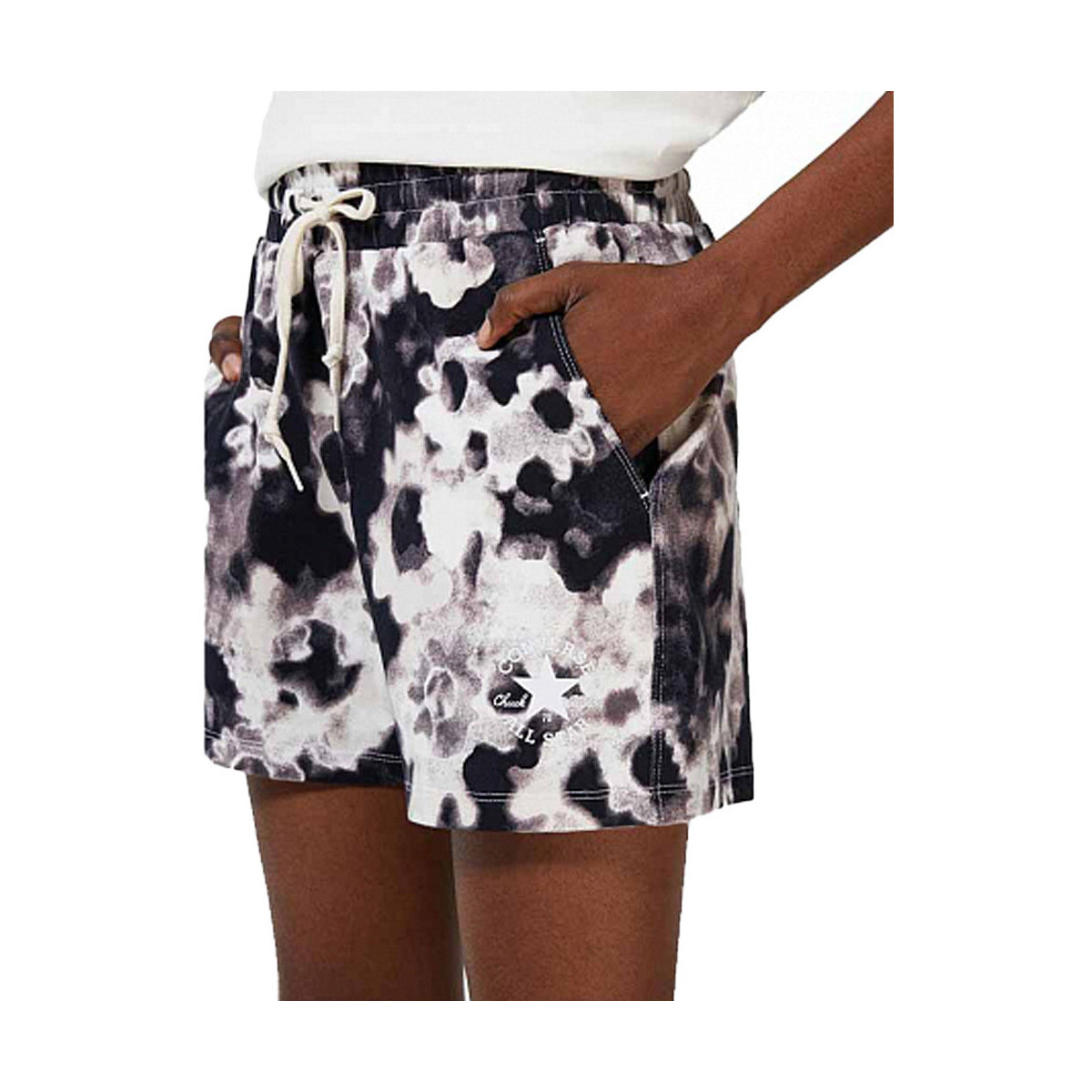 Abbigliamento Donna Shorts / Bermuda Converse 10023198-A02 Bianco