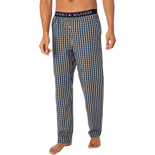 Abbigliamento Uomo Pigiami / camicie da notte Tommy Hilfiger Pantaloni del pigiama stampati in tessuto Multicolore