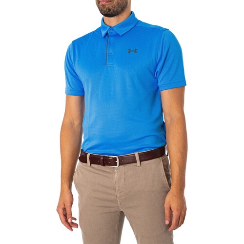 Abbigliamento Uomo Polo maniche corte Under Armour Polo tecnica da golf Blu