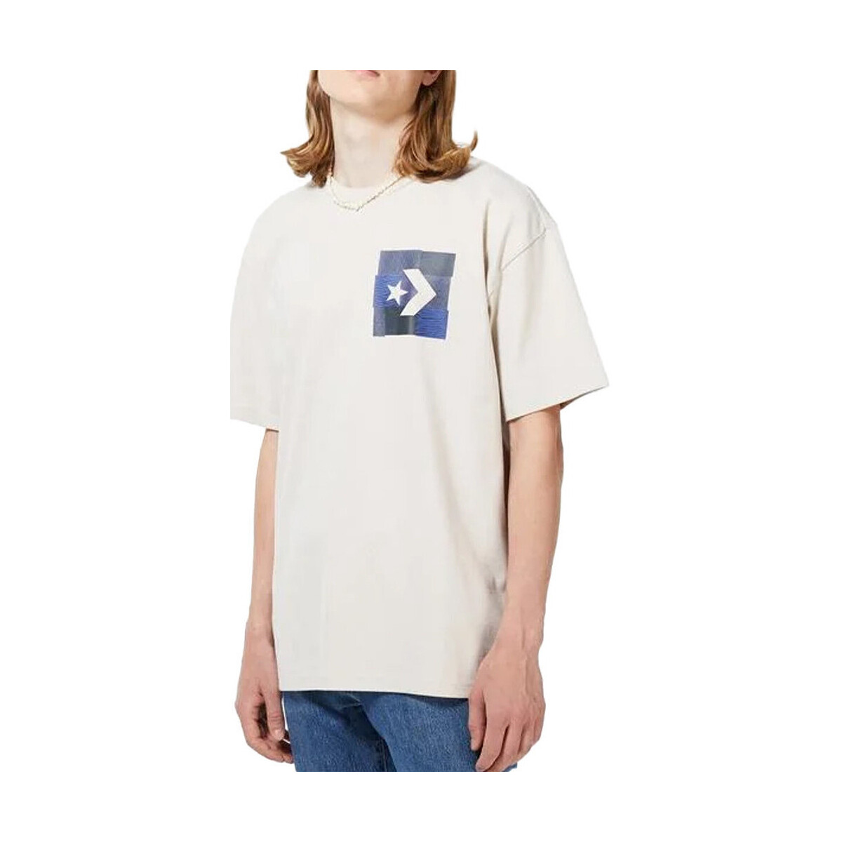 Abbigliamento Uomo T-shirt & Polo Converse 10024185-A01 Bianco