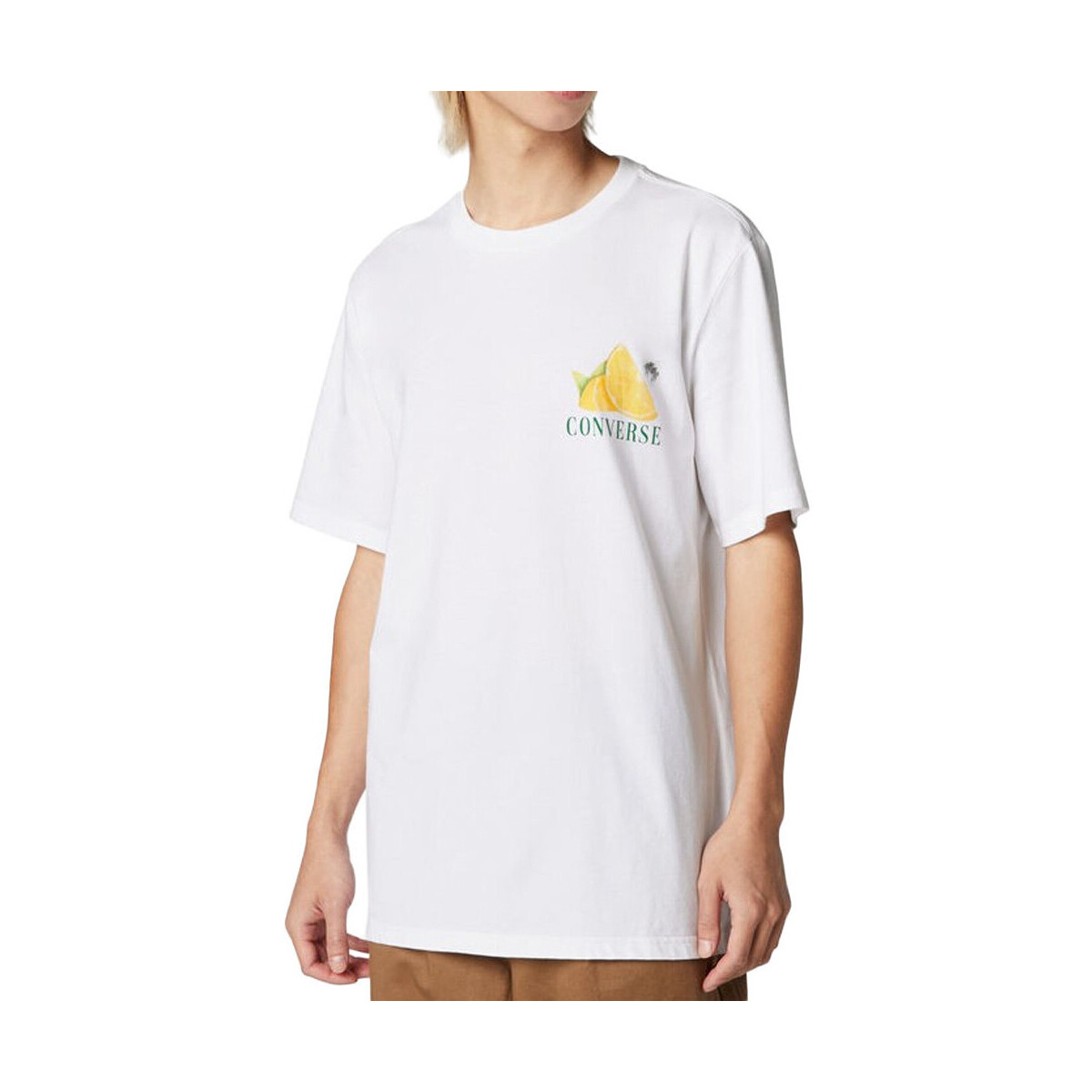 Abbigliamento Uomo T-shirt & Polo Converse 10023993-A03 Bianco