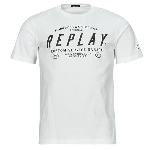 Abbigliamento Uomo T-shirt maniche corte Replay M6840-000-2660 Bianco