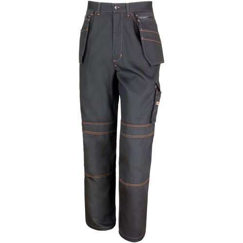 Abbigliamento Uomo Pantaloni Work-Guard By Result Lite X Nero