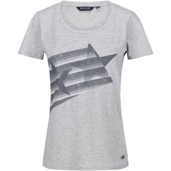 Abbigliamento Donna T-shirts a maniche lunghe Regatta Filandra VII Grigio