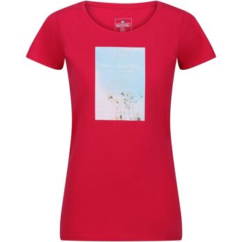 Abbigliamento Donna T-shirts a maniche lunghe Regatta Breezed III Rosso
