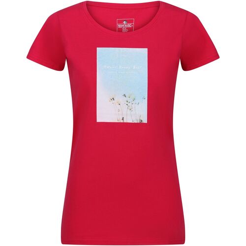Abbigliamento Donna T-shirts a maniche lunghe Regatta Breezed III Rosso