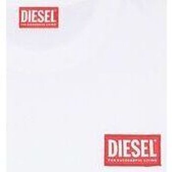 Abbigliamento Uomo T-shirt & Polo Diesel A11593 0NIAR T-NLABEL-L1-100 Bianco