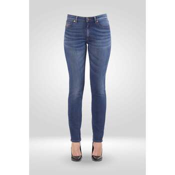 Abbigliamento Donna Pantaloni European Culture Pantaloni Jeans 5 Tasche Contemporary Fit 053U 4165 Blu