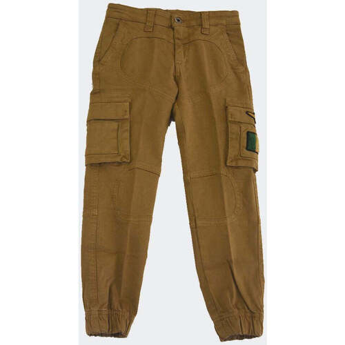 Abbigliamento Bambino Pantaloni Aeronautica Militare  Marrone
