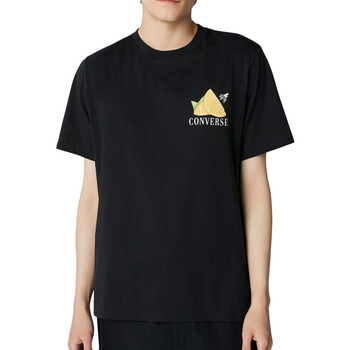 Abbigliamento Uomo T-shirt & Polo Converse 10023993-A01 Nero