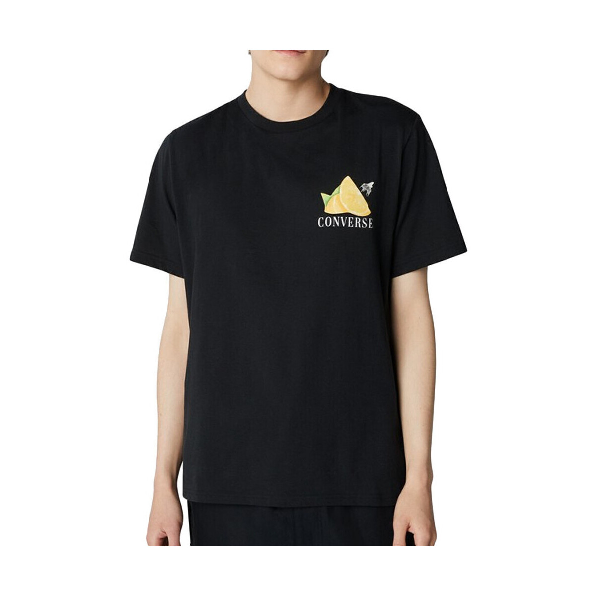 Abbigliamento Uomo T-shirt & Polo Converse 10023993-A01 Nero
