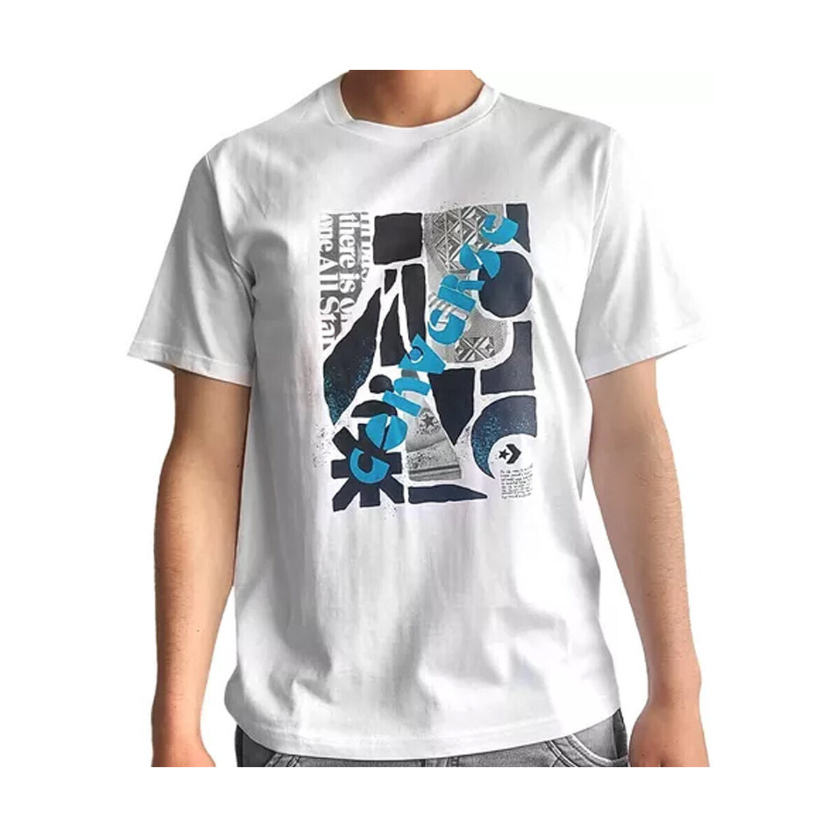 Abbigliamento Uomo T-shirt & Polo Converse 10023992-A02 Bianco