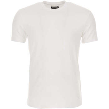 Abbigliamento Uomo T-shirt & Polo Emporio Armani T-Shirt e Polo Uomo  8N1TF0 1JCDZ 0100 Bianco Bianco