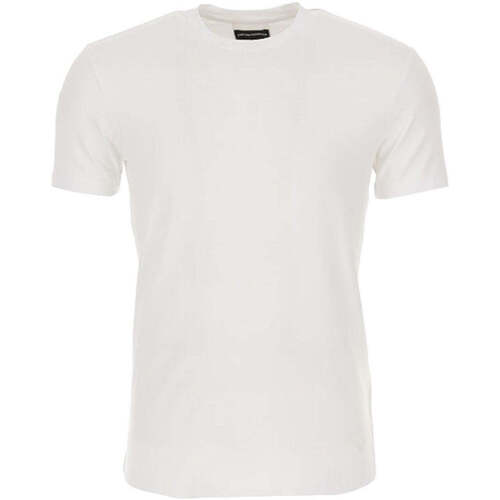 Abbigliamento Uomo T-shirt & Polo Emporio Armani T-Shirt e Polo Uomo  8N1TF0 1JCDZ 0100 Bianco Bianco