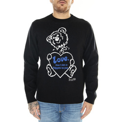 Abbigliamento Uomo Maglioni Huf Bad News Crewneck Sweater Black Nero