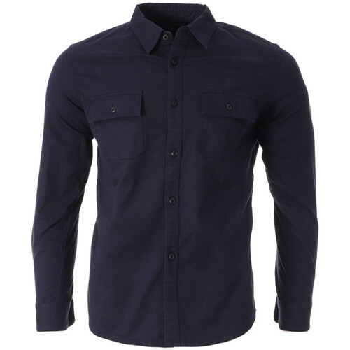 Abbigliamento Uomo Camicie maniche lunghe Paris Saint-germain P10938CL02 Blu