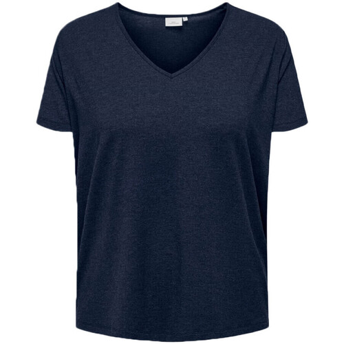 Abbigliamento Donna T-shirt & Polo Only Carmakoma 15303092 Blu