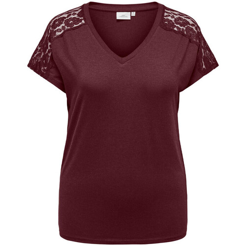 Abbigliamento Donna T-shirt & Polo Only Carmakoma 15303010 Rosso
