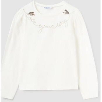Abbigliamento Bambina T-shirts a maniche lunghe Mayoral ATRMPN-42673 Bianco