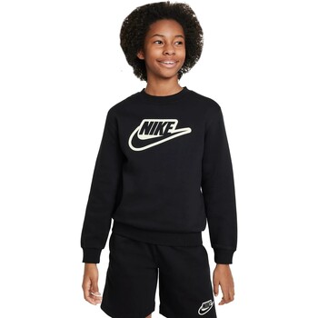 Abbigliamento Bambino Felpe Nike NIOS  SPORTSWEAR CLUB FD3182 Nero
