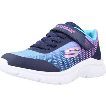 Scarpe Bambina Sneakers basse Skechers MICROSPEC PLUS Blu