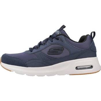 Scarpe Uomo Sneakers Skechers SKECH-AIR COURT Blu