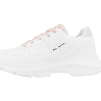 Scarpe Donna Sneakers Calvin Klein Jeans LOW CUT LACE-UP Bianco