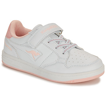Scarpe Bambina Sneakers basse Kangaroos K-CP Fresh EV Bianco / Rosa