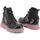 Scarpe Uomo Stivali Shone 5658-001 Black/Pink Nero