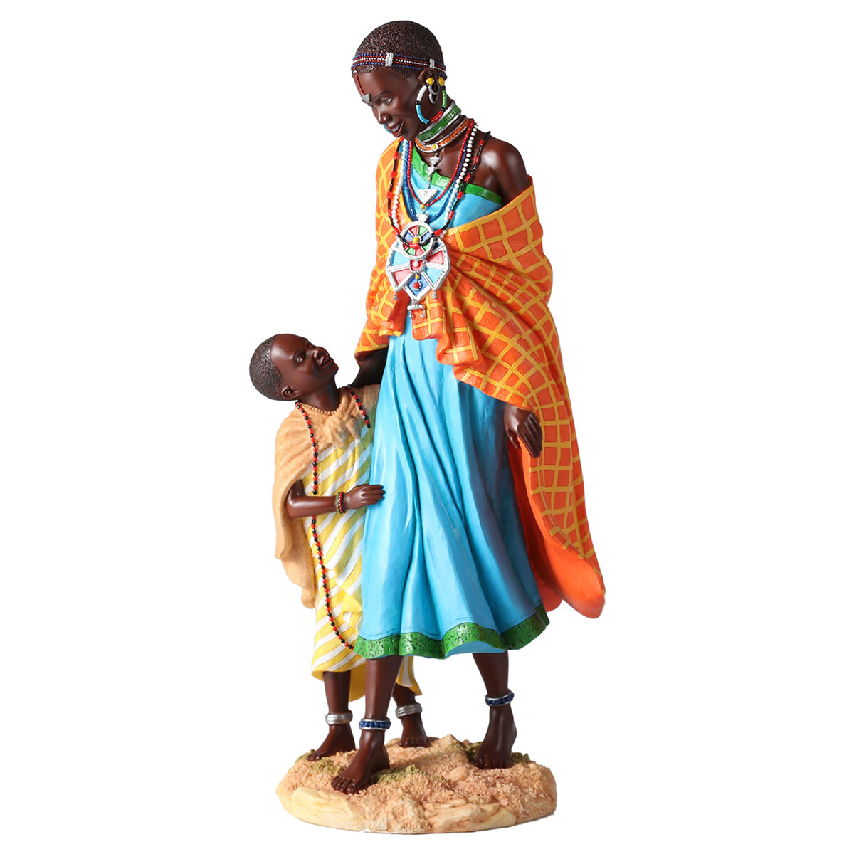 Casa Statuette e figurine Signes Grimalt Figura Africana Blu