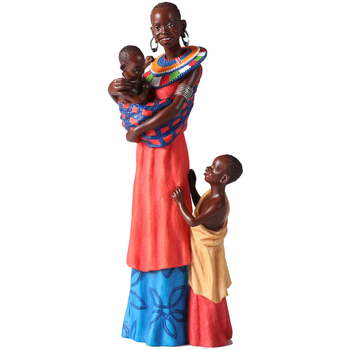 Casa Statuette e figurine Signes Grimalt Figura Africana Rosso