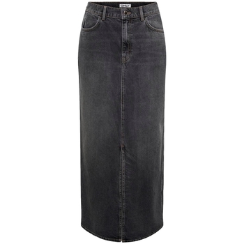 Only Noos Cilla Long Skirt - Washed Black Nero