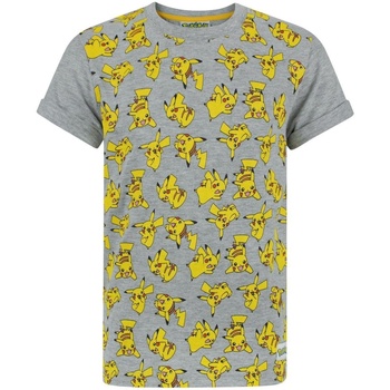 Abbigliamento Bambino T-shirt maniche corte Pokemon  Grigio