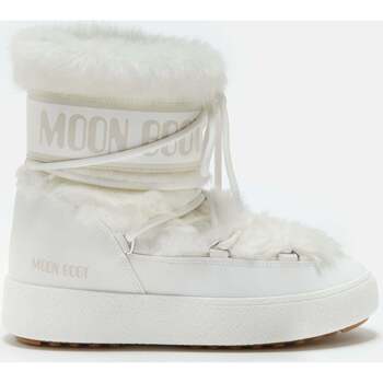 Scarpe Donna Stivali Moon Boot ltrack tube faux fur bianco Bianco