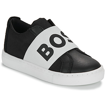 Scarpe Bambino Sneakers basse BOSS CASUAL J50863 Nero