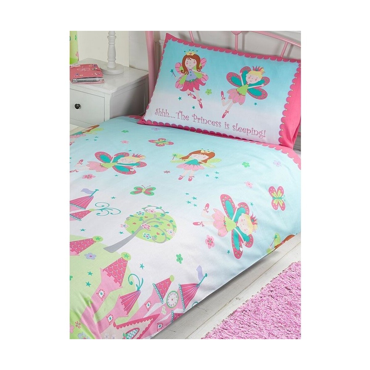 Casa Completo letto Bedding & Beyond Princess is Sleeping Verde