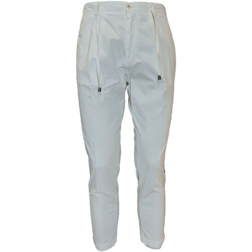 Abbigliamento Uomo Pantaloni Falko Rosso FK015S0712 Bianco