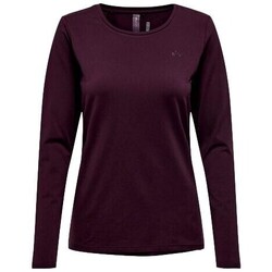Abbigliamento Donna T-shirts a maniche lunghe Only Play CAMISETA LARGA MUJER ONLY TRAIN 15135149 Rosso