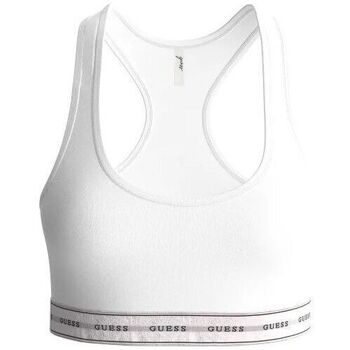 Abbigliamento Donna Top / T-shirt senza maniche Guess O97C01 KBBU1 CARRIE-G011 Bianco